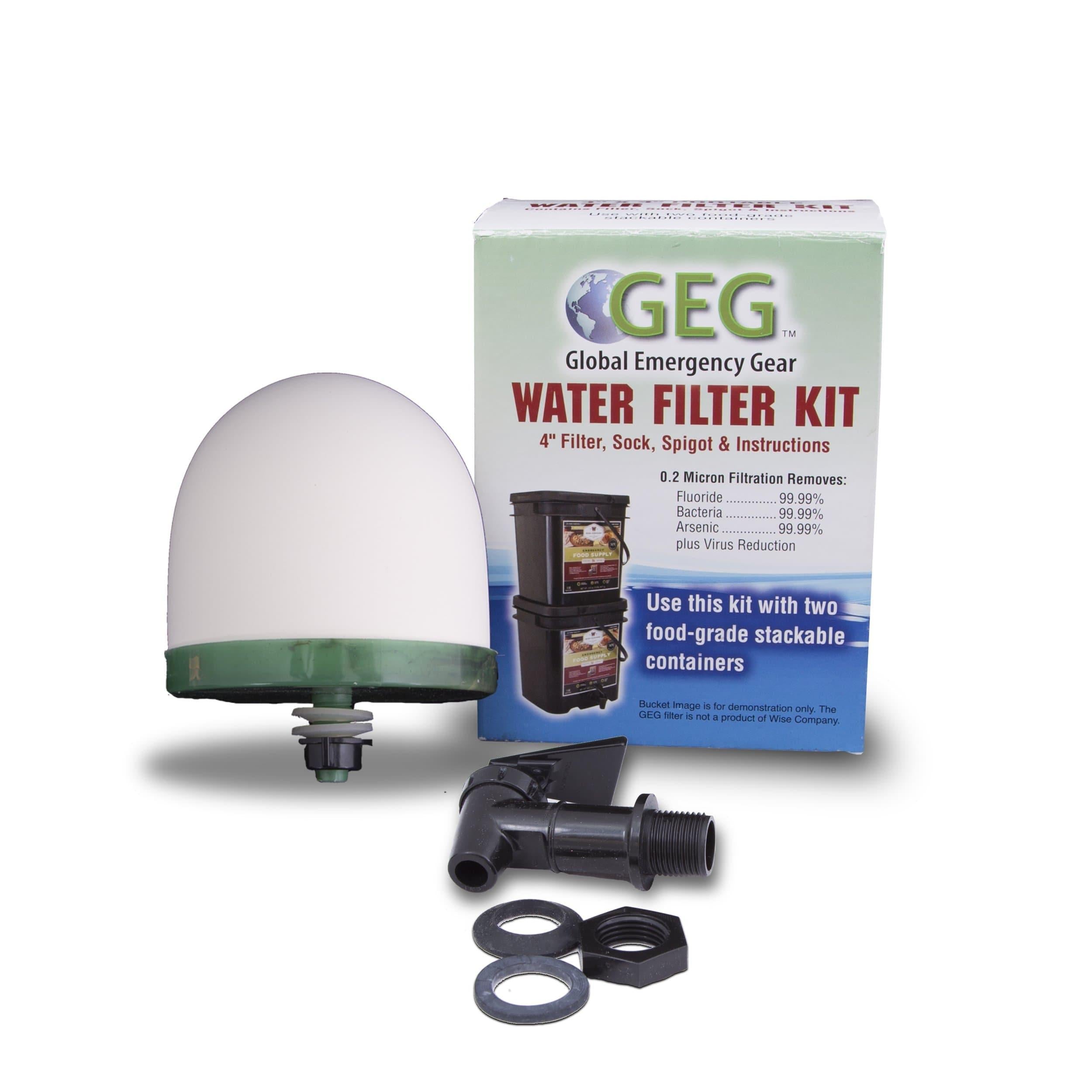 Ultimate Water Filtration Bundle for use with ReadyWise Food Buckets