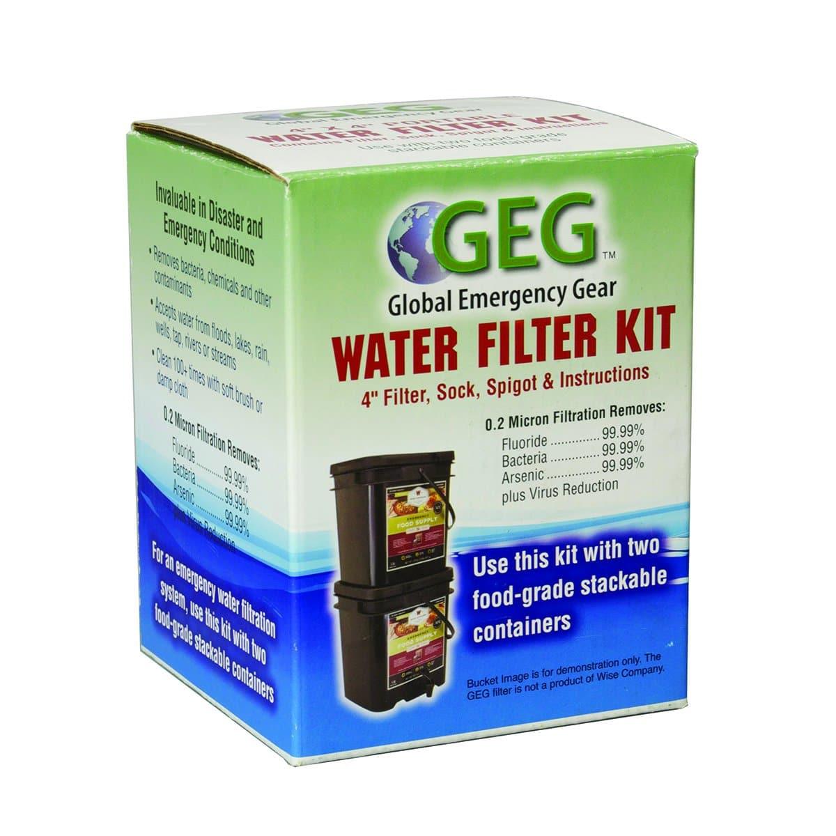 Ultimate Water Filtration Bundle for use with ReadyWise Food Buckets